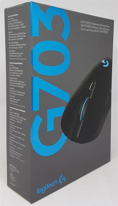 Produktbild Logitech G G703 Lightspeed (Kabelgebunden, Kabellos)