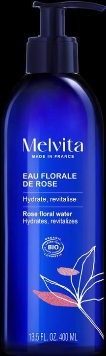 Melvita Damaszener Rosen-Blütenwasser Spray (Reinigungslotion, 400 ml)