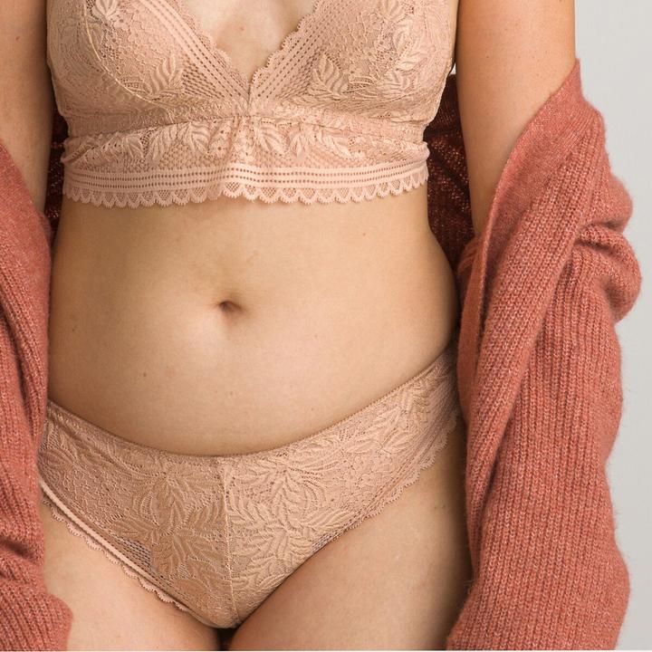 Produktbild La Redoute Collections Tanga JEANNE aus recycelter Spitze (42, Einzelpack)