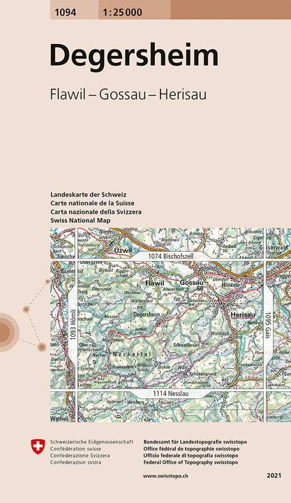 Image du produit LANDESKARTE 1:25 000 - Page normale