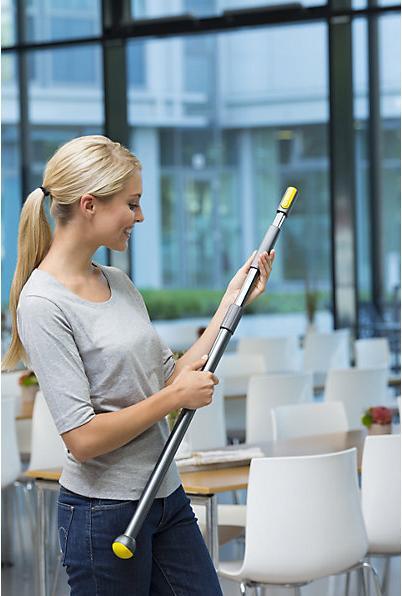Produktbild Vermop Reinigungsset SCANDIC X, Teleskopstiel 800 - 1710 mm mit Halter, inkl. 10 Bezüge (10 Stk.)