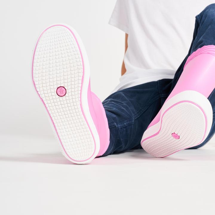 Actual product image Tribord Rubber boots rain boots children sailing 100 pink (35)