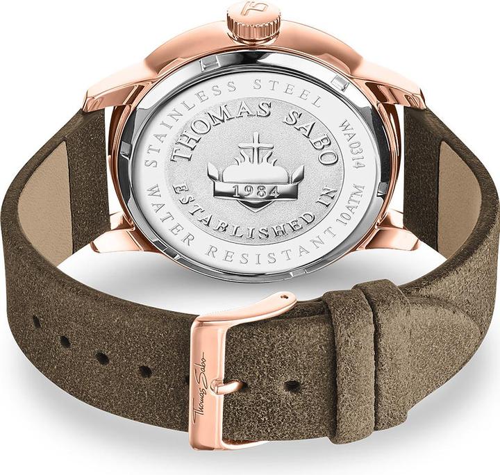 Immagine prodotto Thomas Sabo Orologio da uomo Rebel (Orologio da polso analogico, 46 mm)