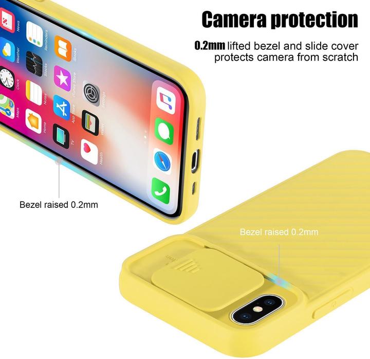 Immagine prodotto Cadorabo Cover in TPU con protezione della fotocamera (Apple iPhone XR)