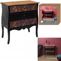Actual product image Home Deco Factory 3 drawer chest olga