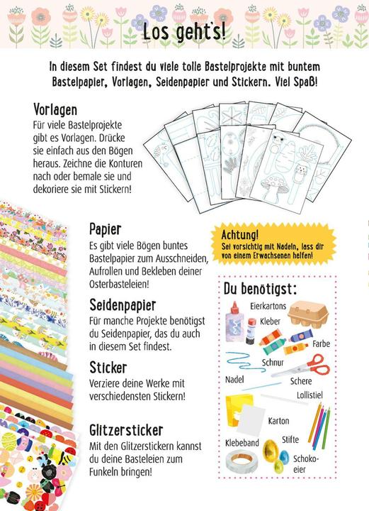 Actual product image Craft kit for children: Creative craft kit: Easter