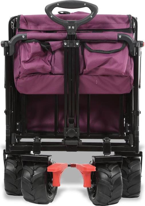 Immagine prodotto Fuxtec Strand-Bollerwagen FX-CTB800 mit UV-geschütztem Sonnendach,Schiebegriff & Innenraumverlängeru
