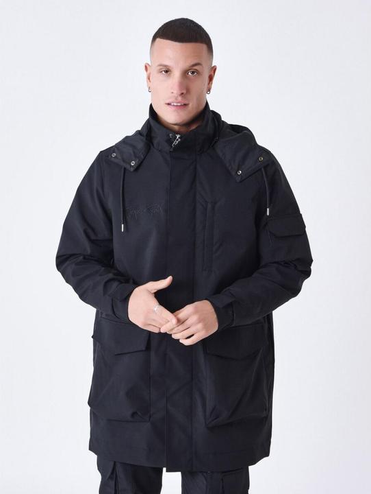 Produktbild Project X Paris Lange Steppjacke mit Taschen (S)
