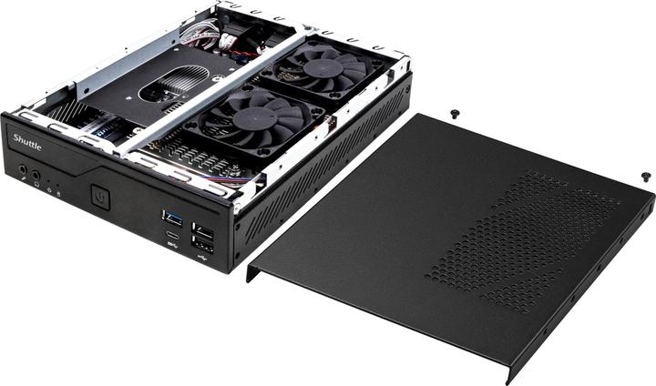 Actual product image Shuttle Barebone XPC slim DH610 Black (Intel Core i3)