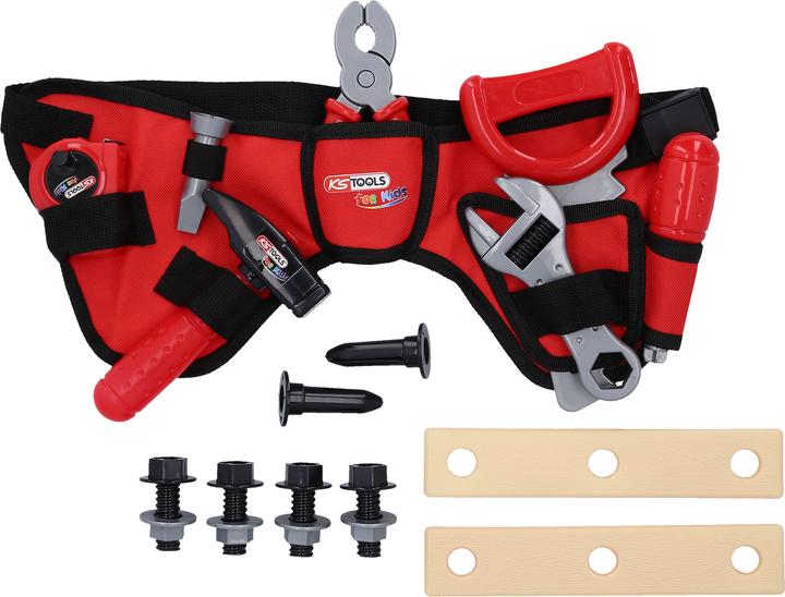 Immagine prodotto KS Tools Set di attrezzi con cintura per bambini, 20 pezzi.