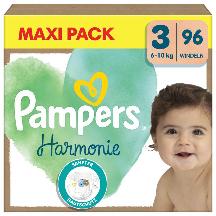 Pampers Harmonie (Taille 3, Pack semi-mensuel, 96 pièce(s))