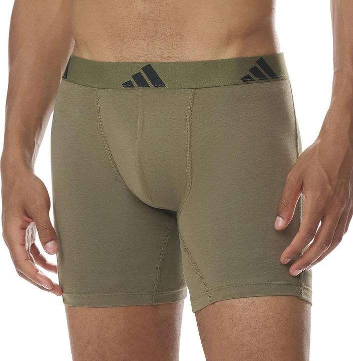 Immagine prodotto adidas Confezione da 6 pacchi di pantaloncini lunghi in cotone Active Flex / pantalone (XL, confezione da 6)