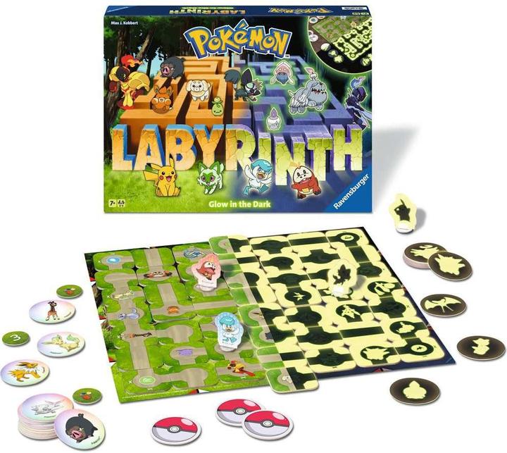 Actual product image Ravensburger Pokémon Labyrinth Glow in the Dark (Multilingual)