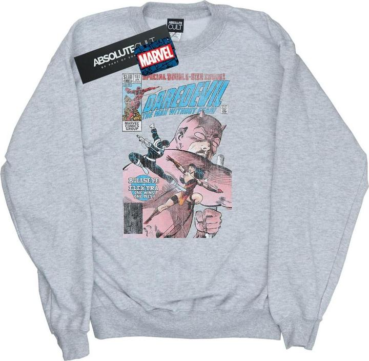 Image du produit - Sweat DAREDEVIL DISTRESSED BULLSEYE VS ELEKTRA COVER - Femme (S)
