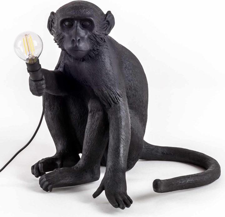 Produktbild Seletti Monkey Lamp Black Led Leuchte (E14)