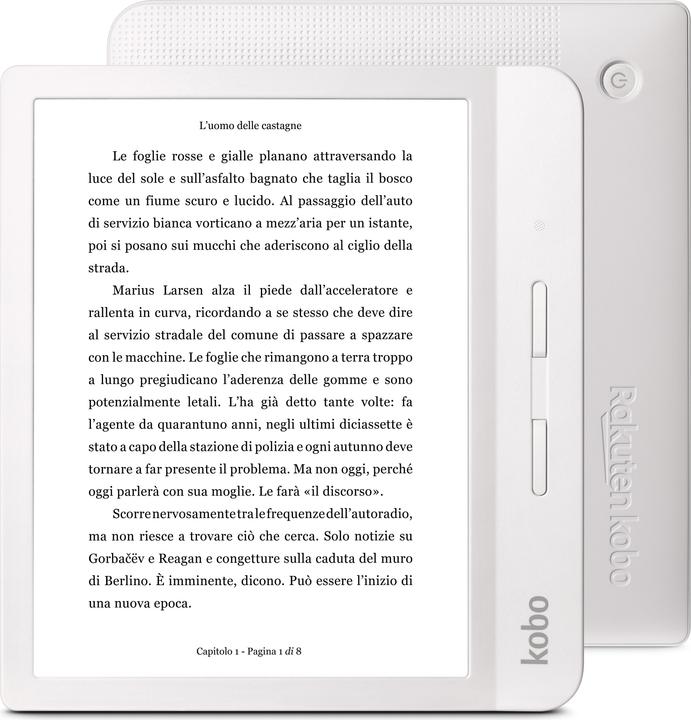 Actual product image Kobo Libra H2O (7", 8 GB, White)