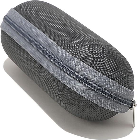 Produktbild Techsuit - Glasses Case (ETOV3) - with Zipper, Eco Leather, 160 x 48 x 45mm - Gray