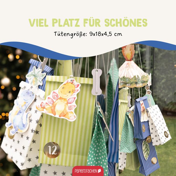 Immagine prodotto Papierdrachen Mobile Adventskalender - Dino