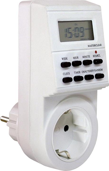 Immagine prodotto As - Schwabe 24032 Timer digitale per prese di corrente programma settimanale 3500 W IP20