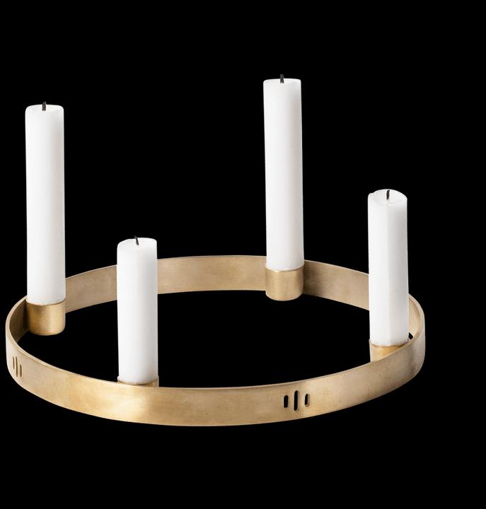 Actual product image Ferm Living Candle Holder Circle (Ø 25 x 2 cm)