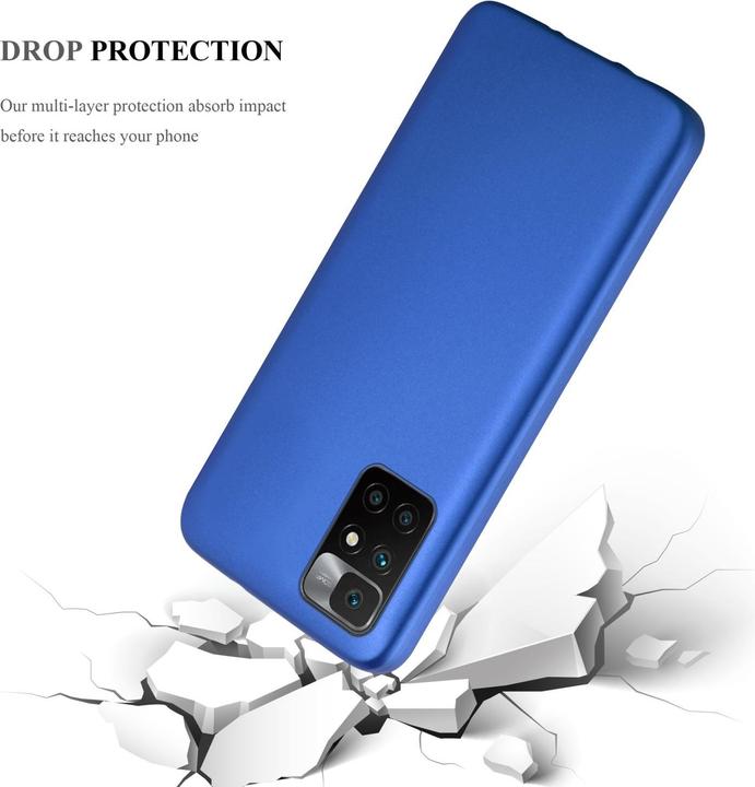Actual product image Cadorabo TPU Matt Metallic Sleeve (Xiaomi Redmi 10)