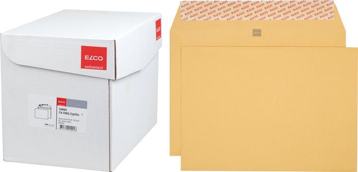 Immagine prodotto Elco Buste Kraft marrone in confezione bulk da ufficio (C4, 250 x)
