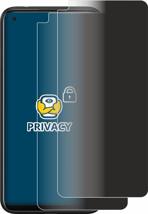 Productafbeelding BROTECT Anti-spionnetje privacyfolie Beschermfolie tegen blauw licht (2 Stuk, HTC Desire 22 Pro)