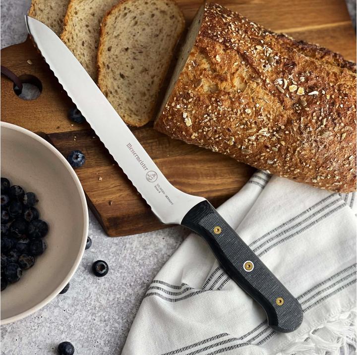 Actual product image Messermeister Bread knife Custom 20 cm, grey/black (20 cm)