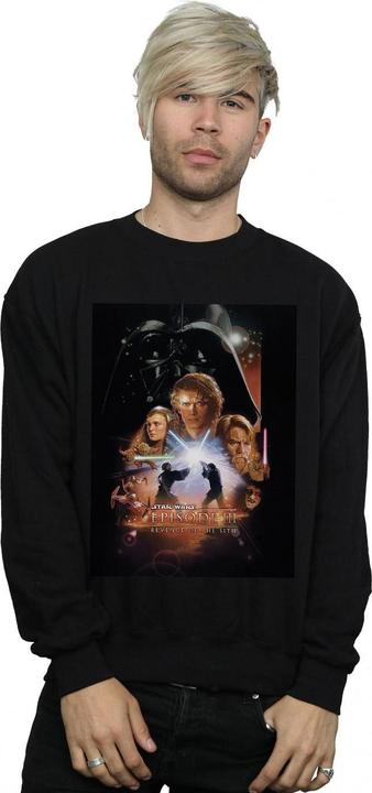Immagine prodotto Star Wars Episode III Movie Poster Felpa Uomo (XL)