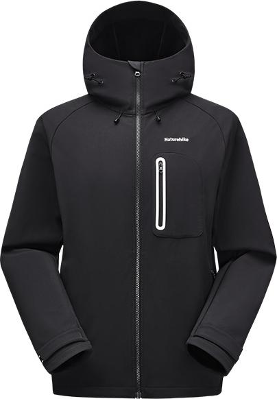 Naturehike men's softshell jacket Black/L (L)