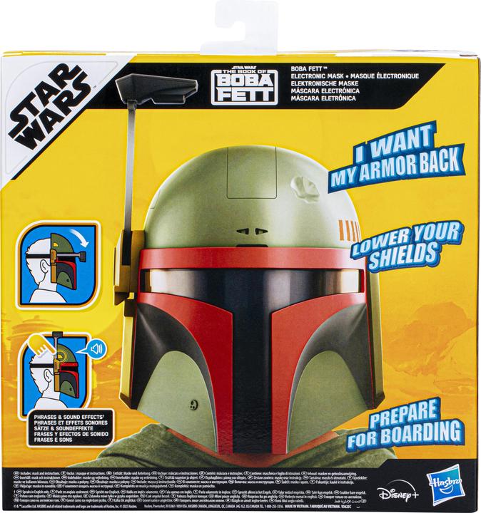 Immagine prodotto Hasbro Maschera elettronica di Boba Fett, costume di Star Wars per bambini, giocattoli di Star Wars per