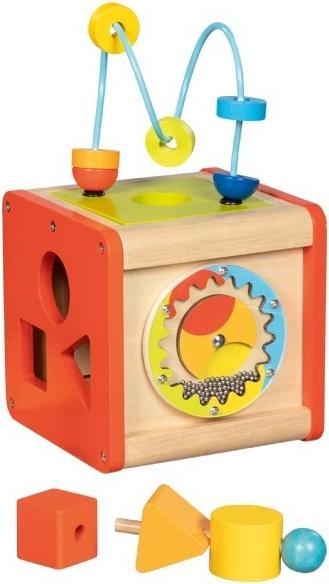 Actual product image Goki Activity and motor cube Beatbox