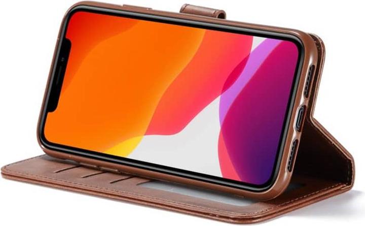 Image du produit LC.Imeeke iPhone 16e - Wallet Etui mit 3 Kartenfächern & Magnetverschluss, Braun (Apple iPhone 16e)