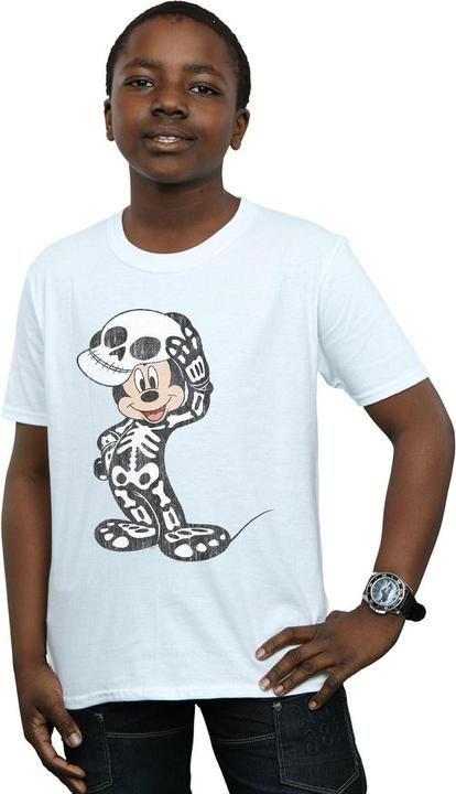 Actual product image Disney Boys Mickey Mouse Skeleton T-Shirt (152, 158)