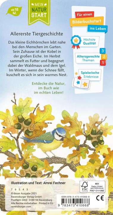 Image du produit Ravensburger Ich bin das kleine Eichhörnchen (Allemand)