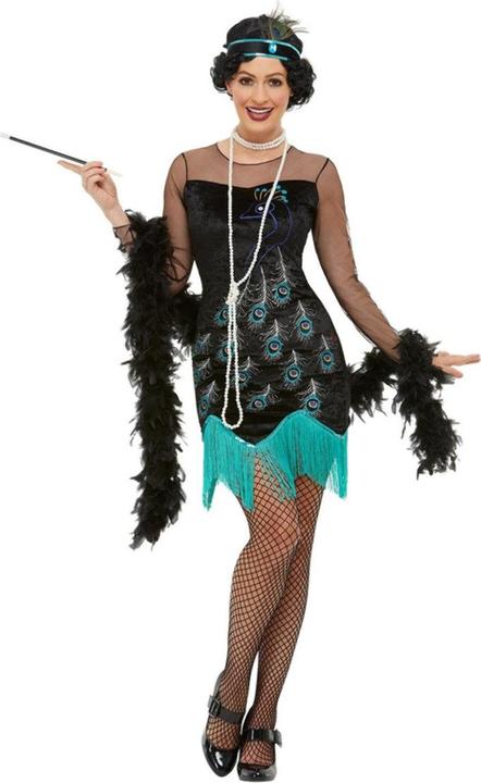Immagine prodotto Smiffys Anni 20 - Flapper - Pavone (S)