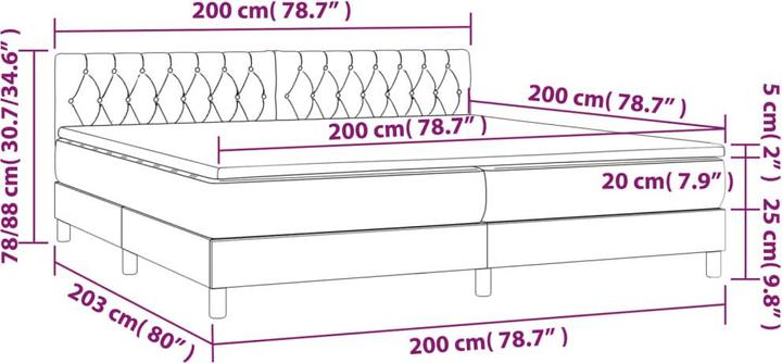 Produktbild VidaXL Jace (200 x 200 cm, 200 x 200 cm)