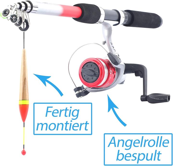Actual product image Q-Tac Fishing set for children (Telescope, Fishing set, 165 cm)