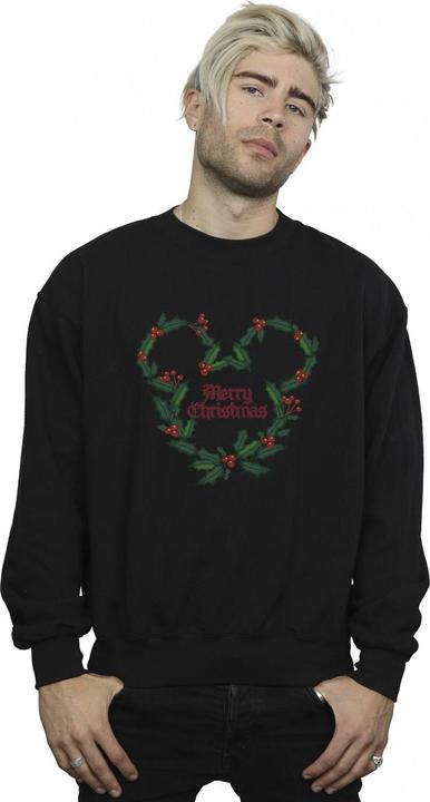 Immagine prodotto Disney Mickey Mouse Merry Christmas Holly Felpa Uomo (L)