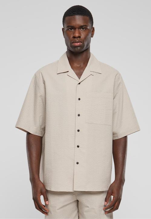 Image du produit Urban Classics Chemise à manches courtes Relaxed Seersucker - 140935 (L)