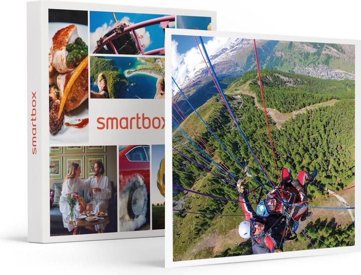 Image du produit Smartbox Vol en parapente en tandem de 20 minutes avec photos et vidéos à Zermatt (1 pers.)