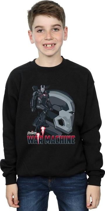 Actual product image Boys Avengers Infinity War War Machine Character Sweatshirt (152, 158)