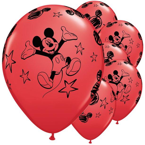 Produktbild Pionneer Rote Luftballons Mickey Mouse (6 x)
