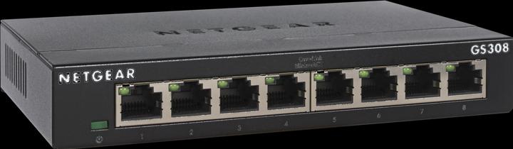 Actual product image Netgear GS308-300PES (8 Ports)