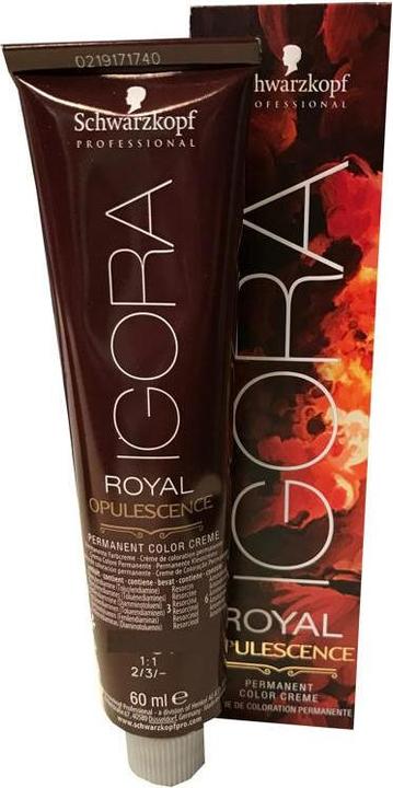 Actual product image Schwarzkopf Professional 8-19 Light Blonde Centre Violet Igora Opulescence 60 (8-19 Light blonde Cendré purple)