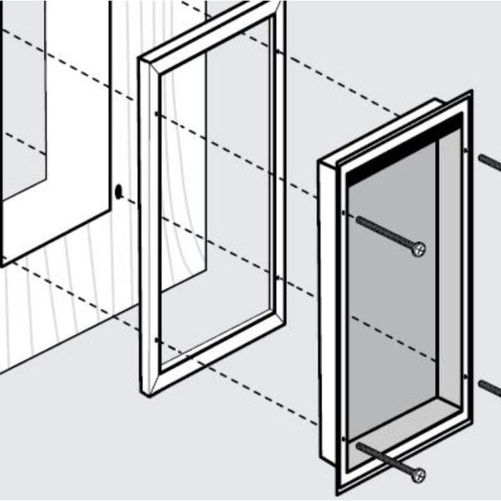 Produktbild PetSafe Einbauadapter für Aluminium-Haustiertür für extremes Wetter