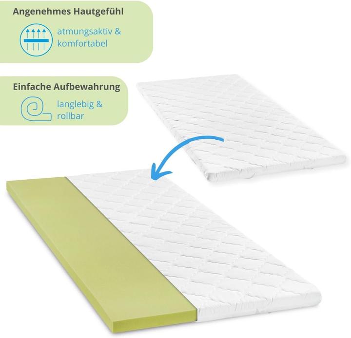 Produktbild Bodyprotect Viscoschaum Matratzentopper 90x200 cm (90 x 200 cm)
