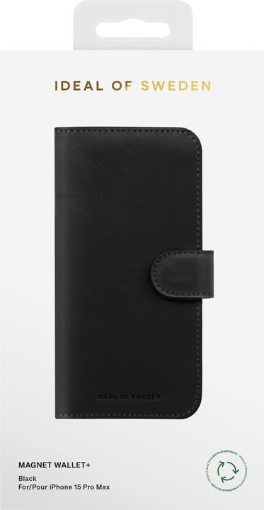 Immagine prodotto iDeal Of Sweden Portafoglio magnetico per iPhone 15 Pro Max +, nero (Apple iPhone 15 Pro Max)