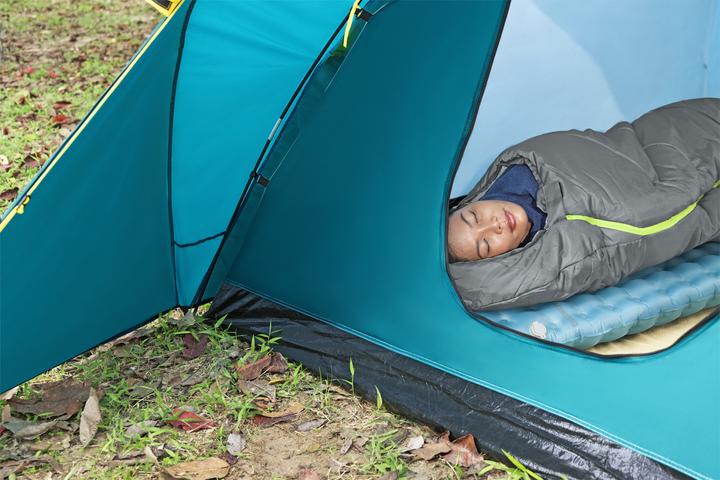 Actual product image Bestway AlpineLite™ inflatable single sleeping pad for mummy sleeping bags 183 x 51 x 7.5 cm