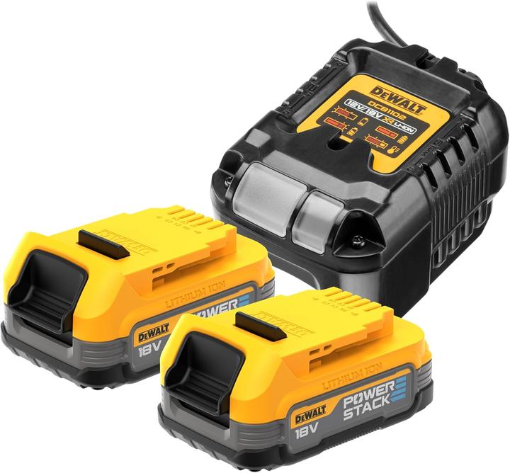 Immagine prodotto DeWalt ŁADOWARKA DCB1102 +2x1.7Ah POWERSTACK DCB1102E2 (18 V)